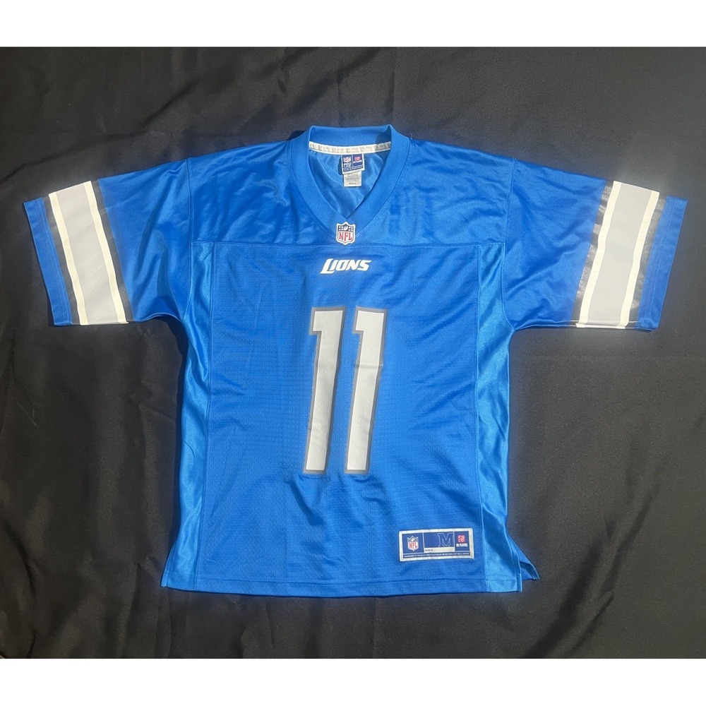 Roy Williams #11 Detroit  Lions Vintage Jersey Reebok  Size M Early 2000s Jersey